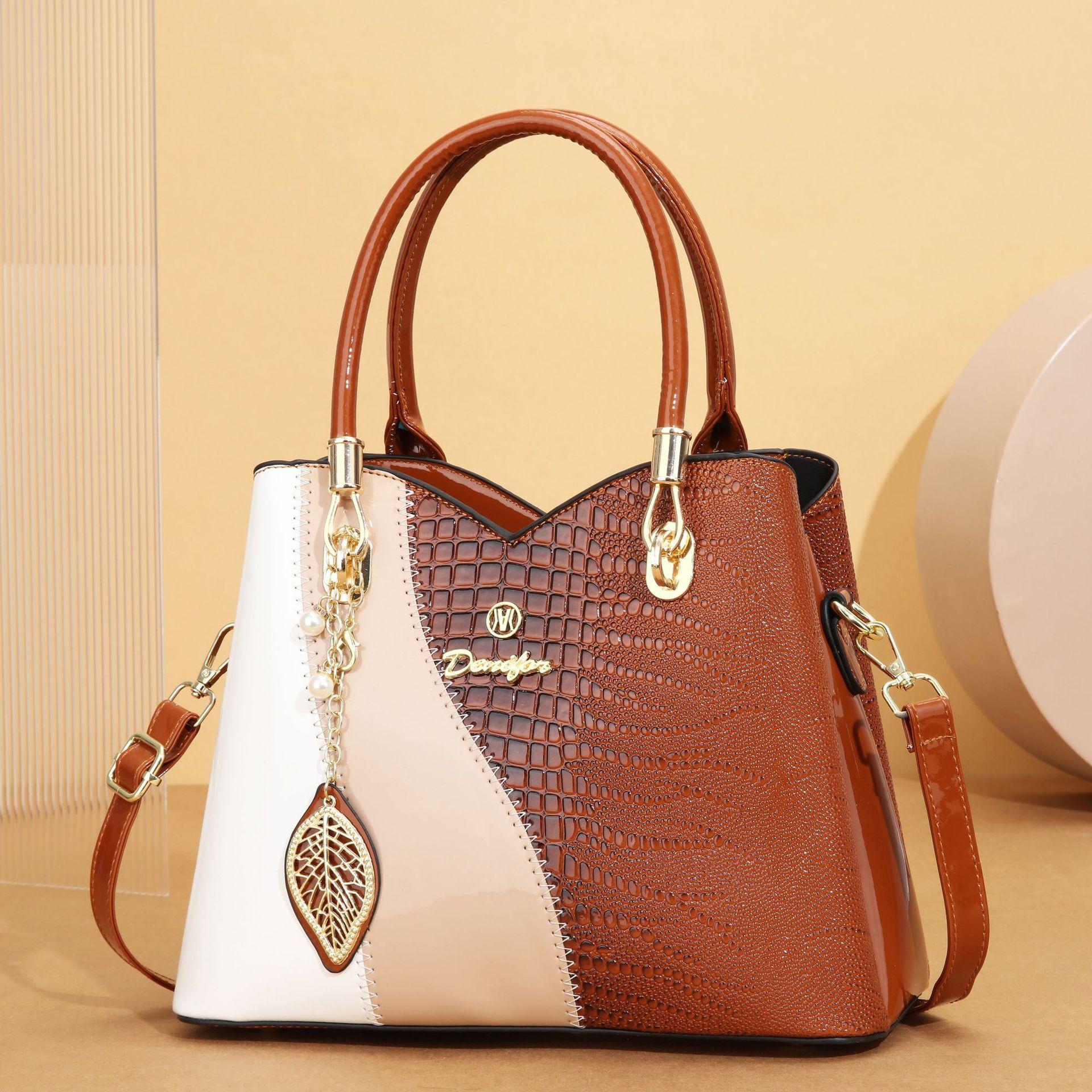 

Премиальная нишевая сумка через плечо, сумка-мессенджер, женская, 2025, новая, большая вместительная сумка-тоут, вручается матери оранжевый