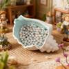 Ocean Wind Multifunctional Ceramic Storage Tray Shell Shaped Ashtray Living Room Porch Office Decoration