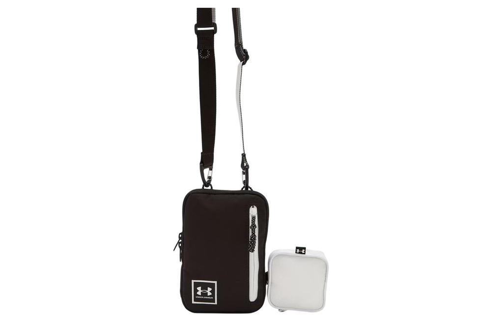 Under Armour Polyester Shoulder Bag, Crossbody Bag Small Unisex Black