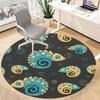1pc Chameleon Pattern Office Round Area Rug, Indoor Mat Suitable For Office, Under Office Chairs Bedroom Living Room Home Decor, Room Deco