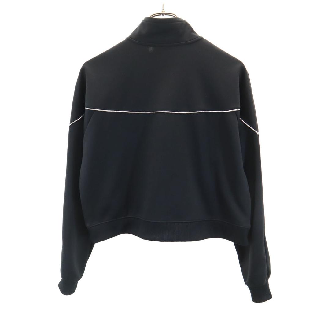 Nike Krátká délka Tepláková bunda XL černá Tréninkový dres Dámský Použitý