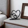 1pc "Heart to Heart" Love-themed Figurine Ornament, Desktop Ornament, Bookshelf Decorative Sculpture, and Home Sculpture Decor
