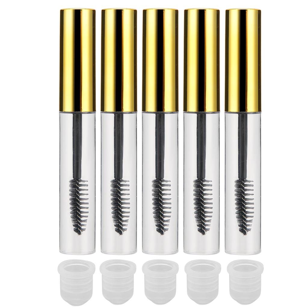 5ks 10ml prázdná tuba na řasenku s hůlkou na řasy, lehká přenosná nádobka na řasenku, DIY pro líčení