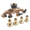 Splitter Connector 3/4 Inch Brass For Garden Hoses