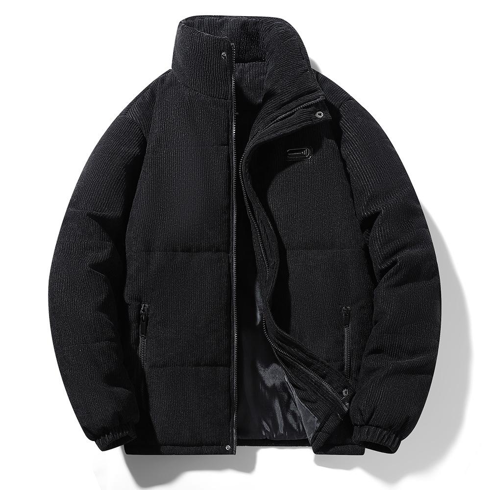 

Новое вельветовое пальто, мужская хлопковая куртка, свободная, высокого качества, молодежная зимняя одежда, мужская хлопковая куртка, утепленная, теплая, хлопковая куртка. 4XL