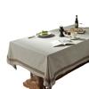 Cloth Dad Tablecloth Ins Imitation Bamboo Hemp Dining Table Cloth Jute Rope Lace Rectangular Table Cloth Coffee Table Tablecloth
