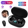 TWS E6S Bluetooth Earphones Wireless Bluetooth Headset Noise Cancelling Headsets With Microphone Headphones For Redmi
