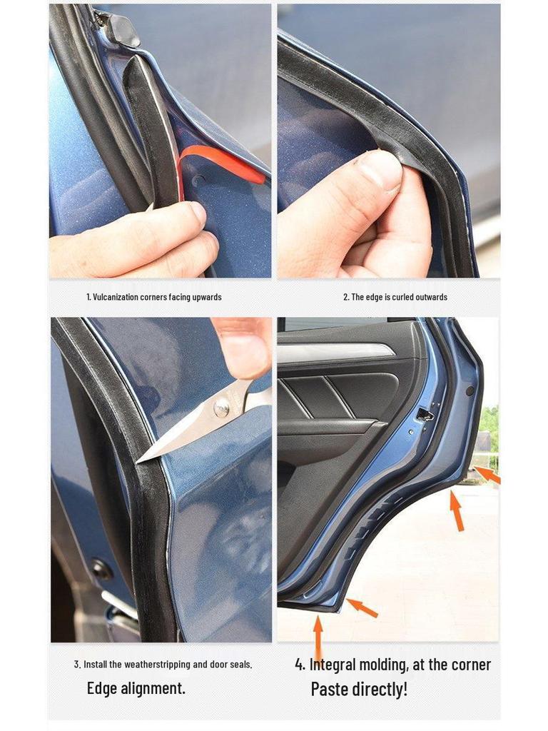Car Door Seal Strip for Geely Binyue, Binrui COOL, Xingrui, Xingyue L – Soundproof & Dustproof