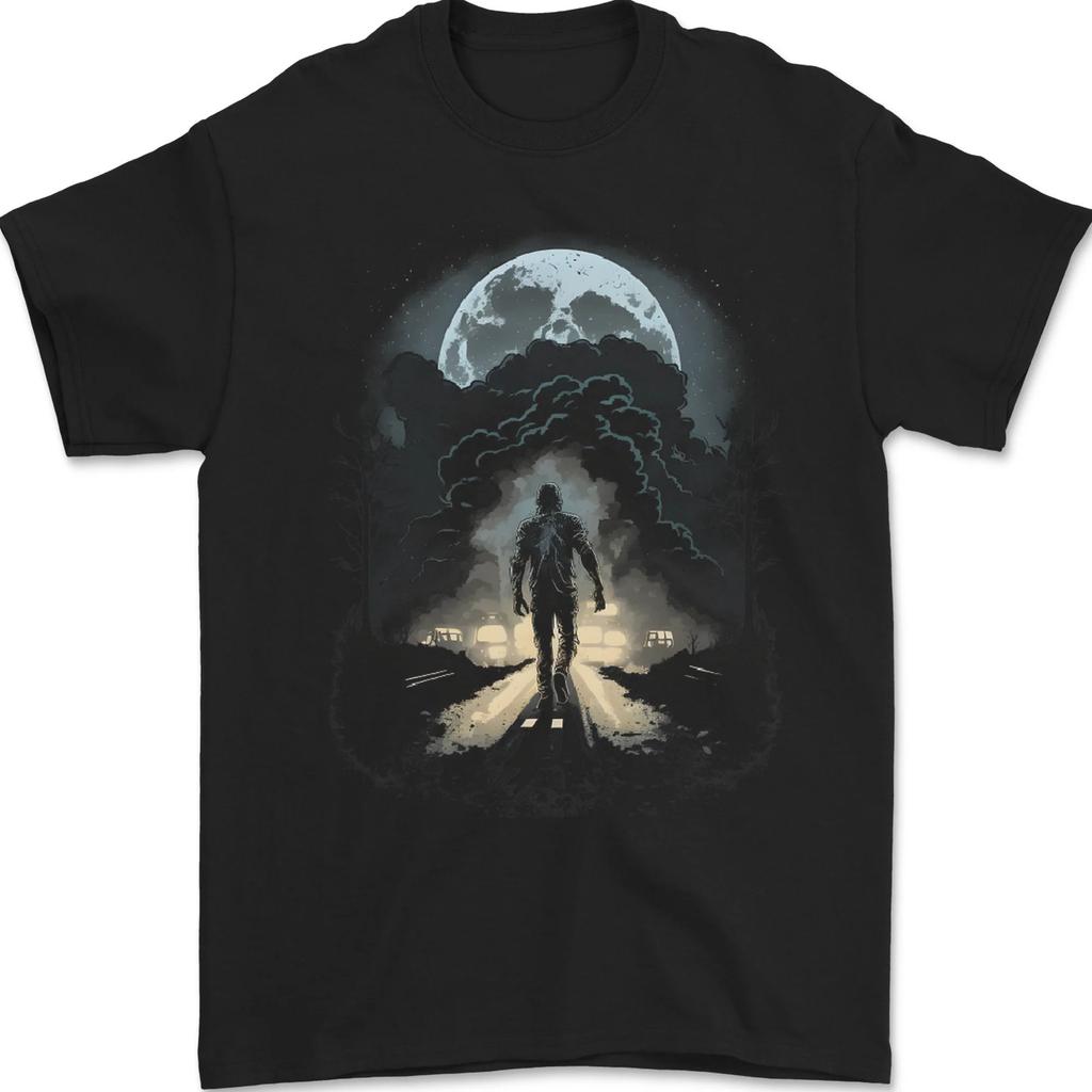 Zombie Street Halloween Unisexs TShirt 100 Cotton