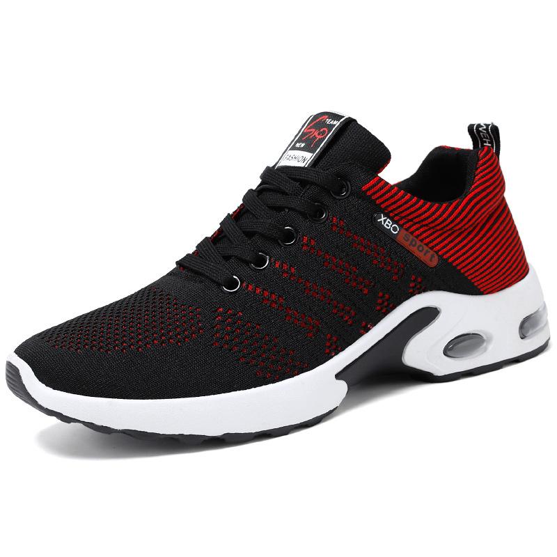 JinshiyuanShu Men's shoes, sports shoes processing, custom breathable mesh shoes, non-smelly feet, flying woven shoes, soft-soled running shoes