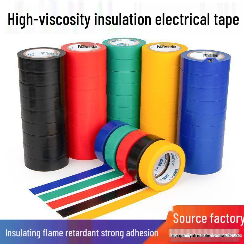 Lead-Free Multi-Color Waterproof PVC Electrical Tape - New Insulating Electrician's Tape