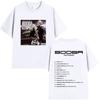 Rapper Booba Album Tour 2025 Graphic T Shirt Unisexs Retro Fashion Oversized Cotton TShirts Hip Hop Clothing High Quality TShirt
