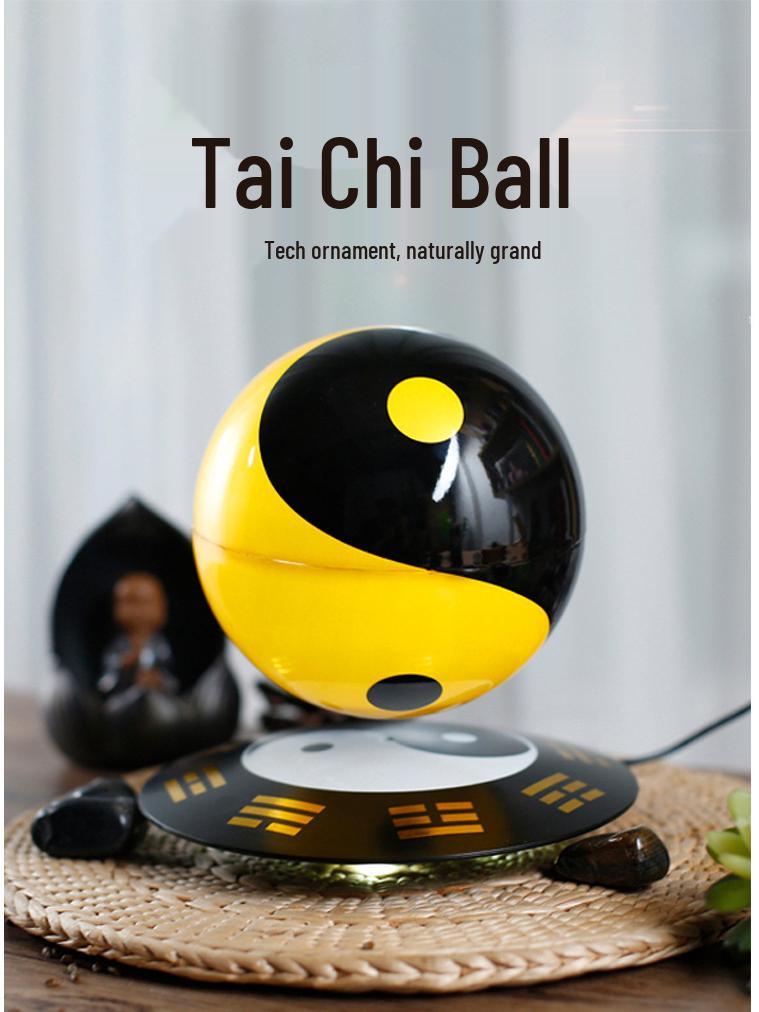 Magnetic Levitation Tai Chi Ball: Feng Shui Home Decor & Auspicious Housewarming Gift