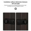 3-Digit Combination Lock Easy To Install Zinc Alloy Password Drawer Locks Mechanical Dial Cabinet Security Cam Lock Refrigerator