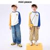 MiniPeace Langarm Freizeit-T-Shirt für Jungen