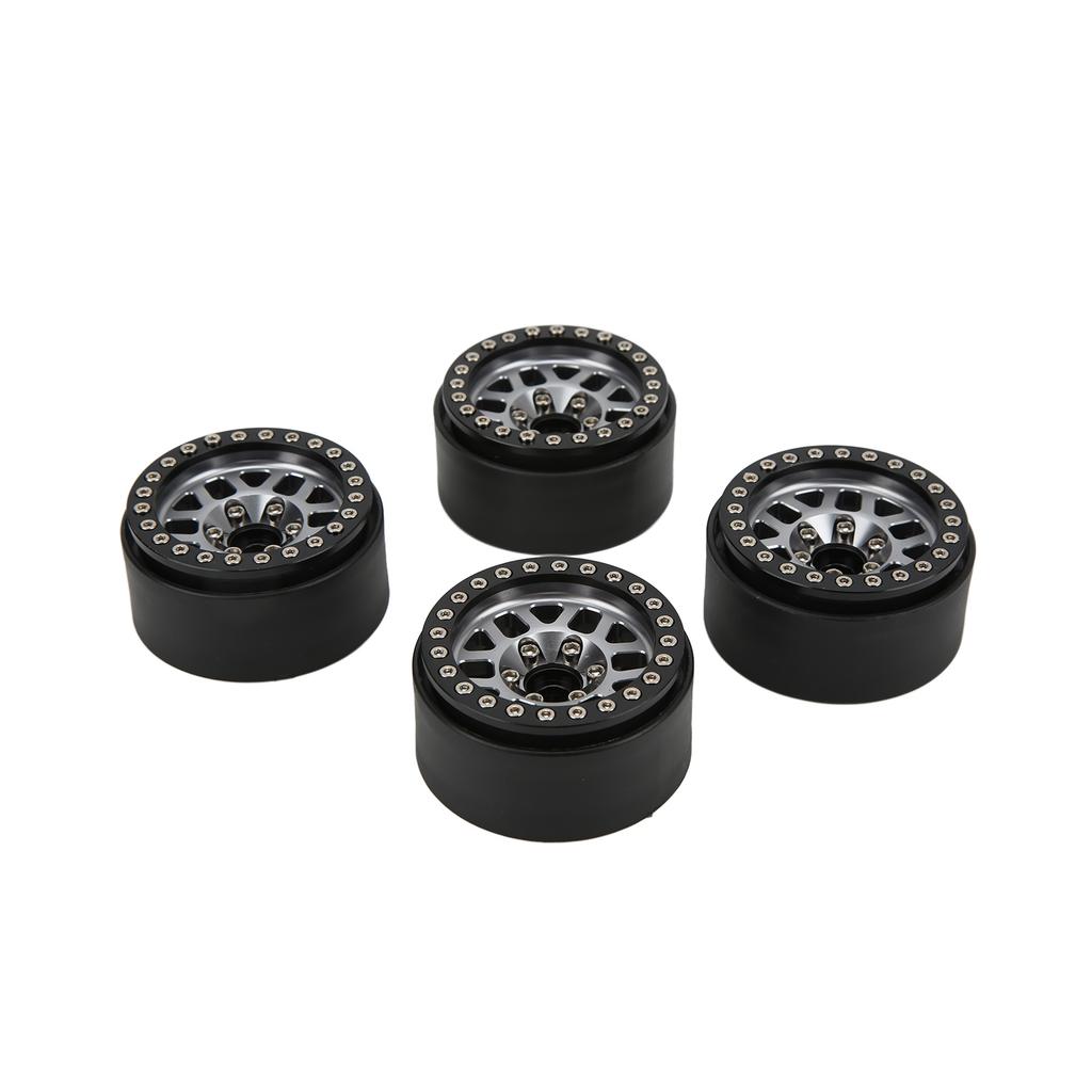 4 Stück/Satz 1,9 Zoll Aluminiumlegierung Beadlock Felgen für Axial SCX10 90046 RC Crawler Auto