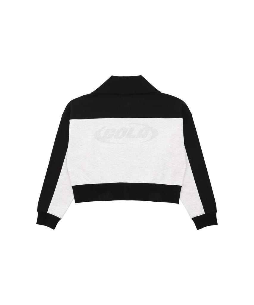 GOLA W Color Block Zip-Up Sweatshirts [Black]