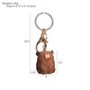 Hand-Carved Bear Keychain Pendant - Brown/Polar Bear Ornament & Birthday Gift