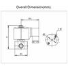 304 Stainless Steel 2 Way High Pressure Normally Closed Solenoid Valve G 1/4" 1/8" AC220V DC24V Orifice 1.2mm 200Bar 2mm 100Bar