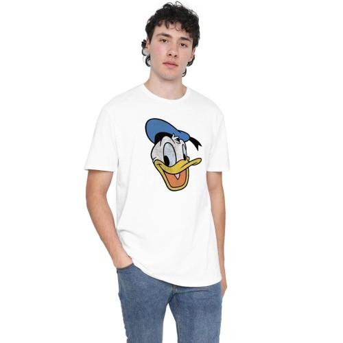 Disney Mens Donald Duck Vintage Face T-Shirt