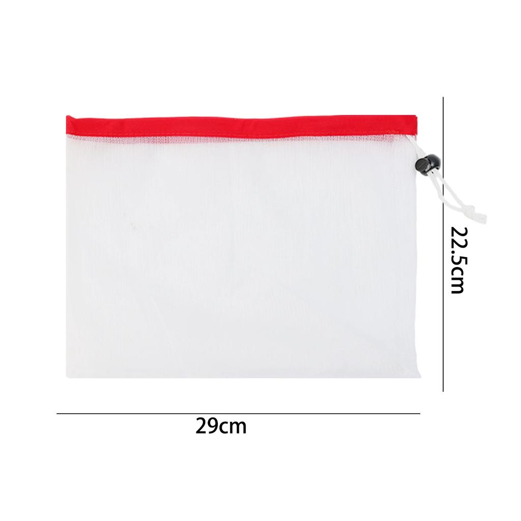 Kitchen Reusable Mesh Produce Bags with Drawstring Closure Set Storage Bag