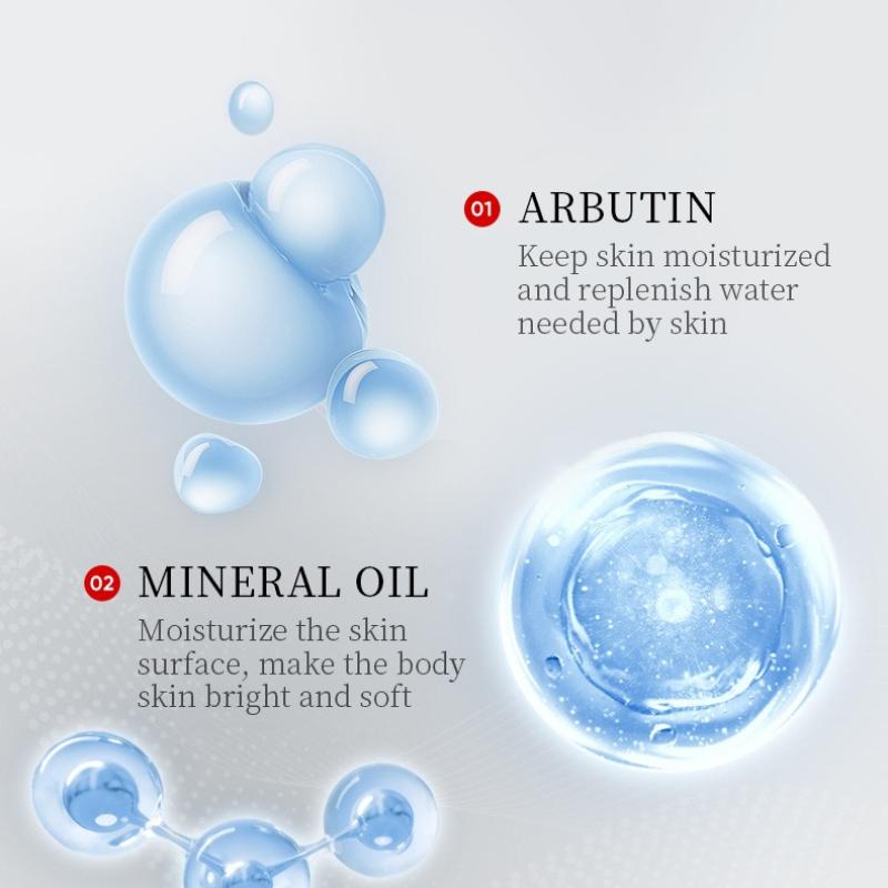 Whitening Body Lotion SADOER Niacinamide Arbutin Brightening Skin Tone Moisturizer