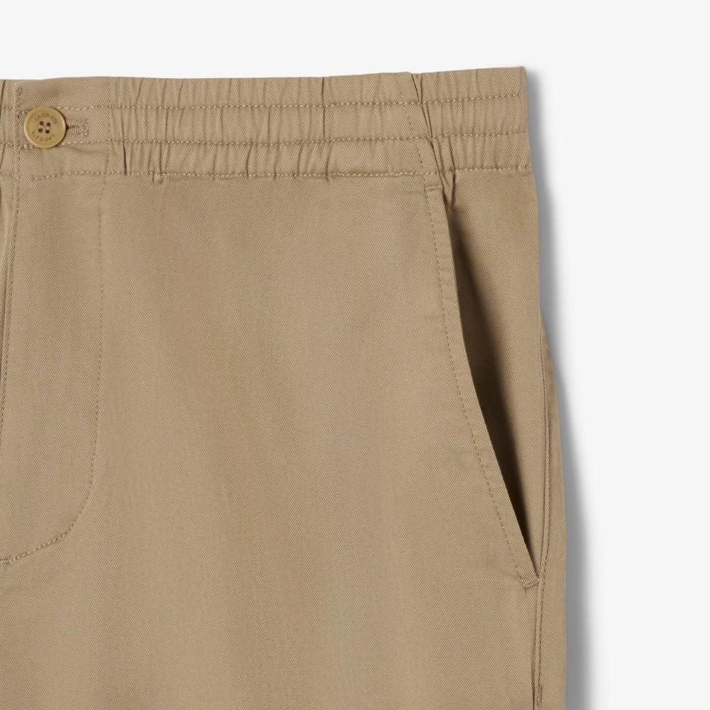 [lacoste] Men's Cotton Stretch Regular Fit Banded Pants XH0062-55NCB8
