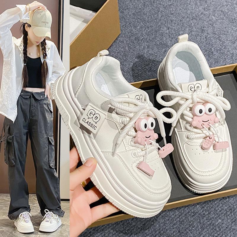 2025 Little White Shoes Children's Summer New Korean Version Ins Female Students Leisure Sports Versatile Board Shoes Street Shot Y9913