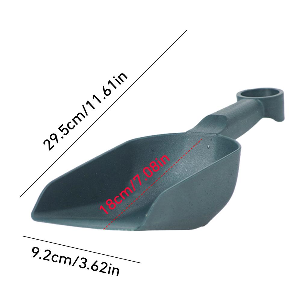 Multifunctional Soil Scoop Thickened Ergonomic Food Scooper Shovel Home Gardening Tools Lightweight for Transplanting Planting