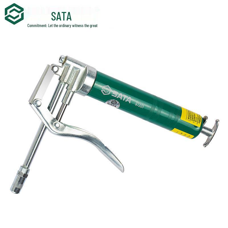 

Пистолет для смазки SATA высокого давления с гибким шлангом 97201 - Пластиковая рукоятка Model 97201: 100CC