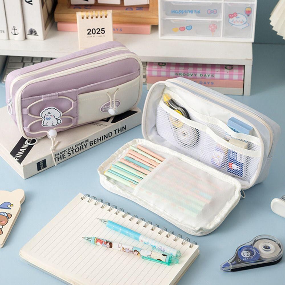 Nine Layer Pencil Case Large Capacity Stationery Organizer High Quality Pen Bag  Gift