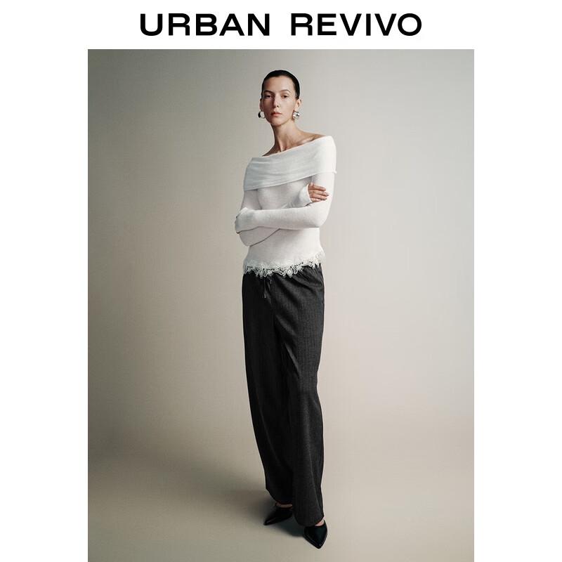 

Женский вязаный кроп-топ с вышивкой и открытыми плечами L