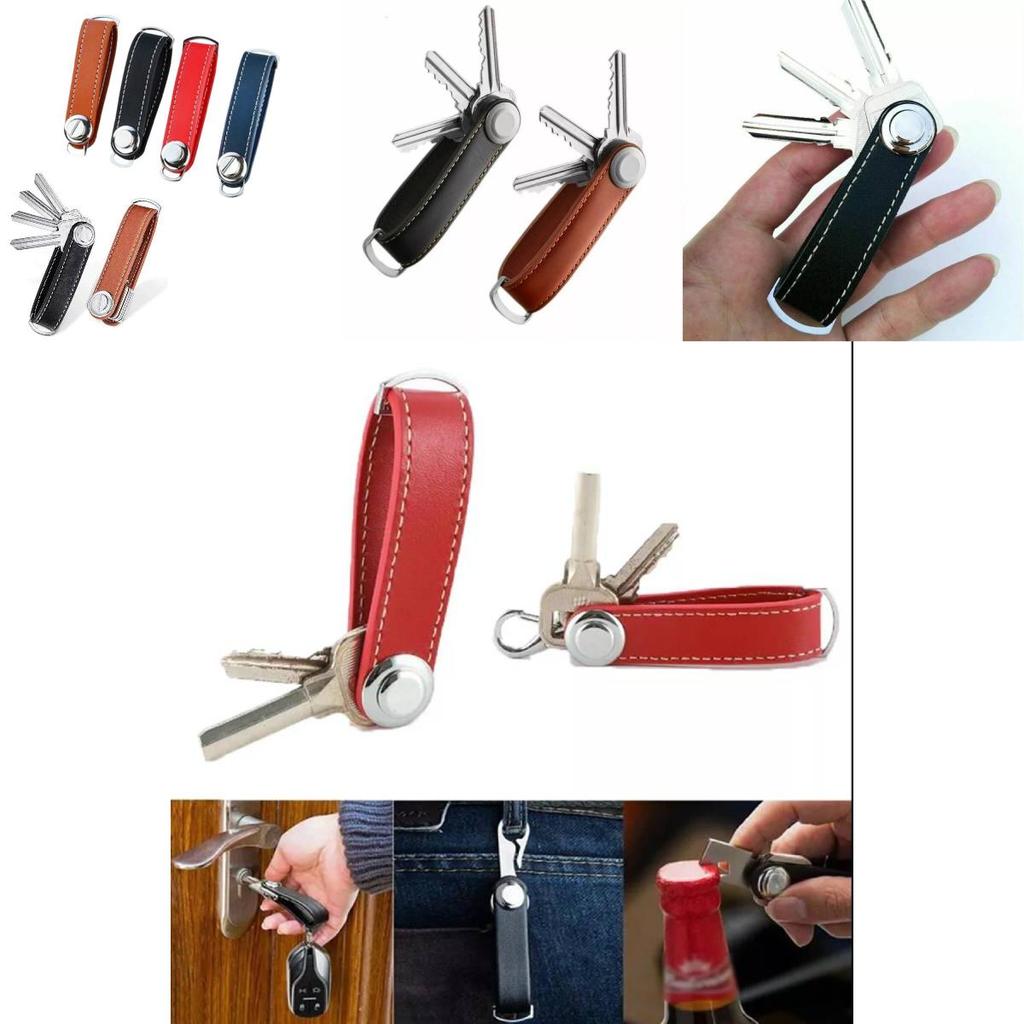 Kreativer Schlüsselanhänger aus Zinklegierung und Leder, stilvoller Schlüsselanhänger, perfektes Geschenk für alle Anlässe