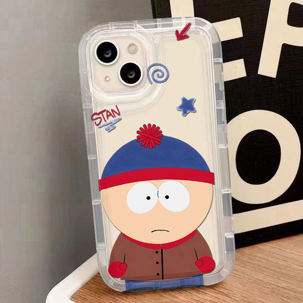 Funny Cartoon Phone Case for Xiaomi Redmi 12C 10 10C 9 9A 9C 9T K40 Note 13 12 11 Pro Plus 4G 5G S-South-Park Clear Back Cover