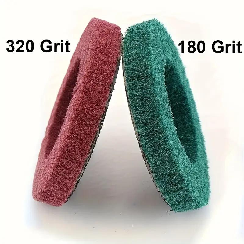 4Pcs nylon fiber flip metal polishing wheel for burring and rust removal on complex surfaces and welds