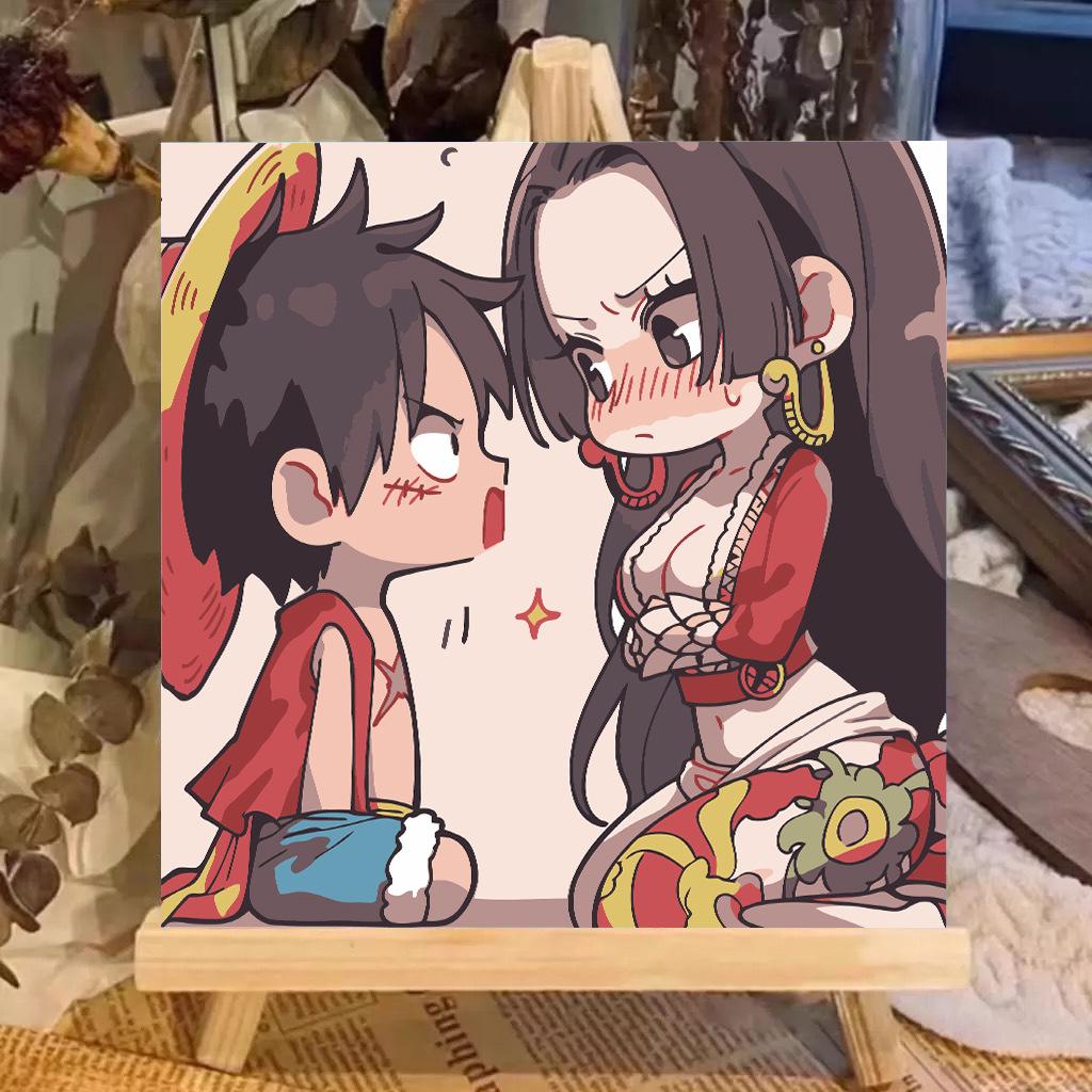Kit Pittura ad Olio Digitale Anime Demon Slayer Fai da Te per Bambini
