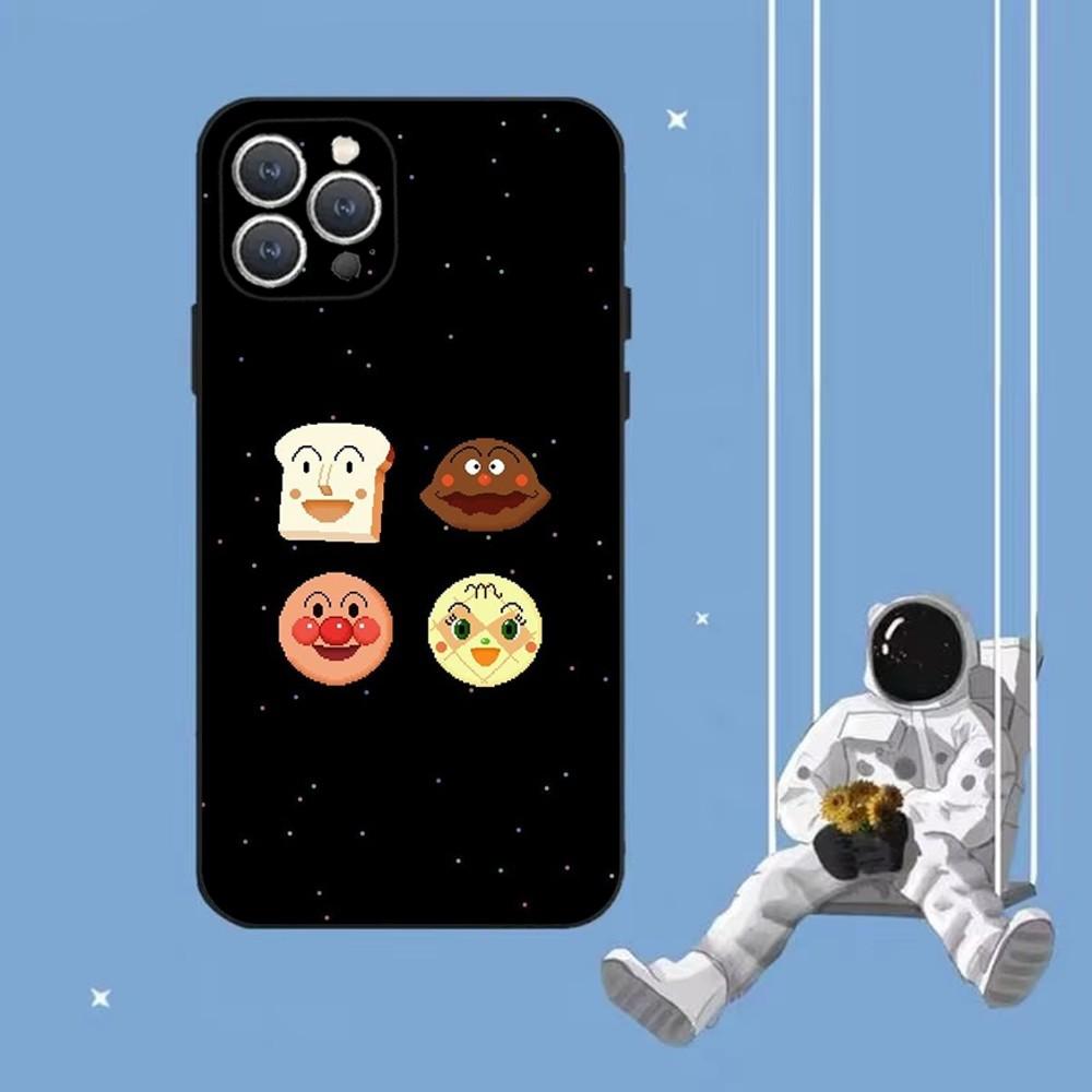 

Cartoon A-Anpanman Phone Case For iPhone 16,15,14,13,12,Pro,Max,11,7,8,Plus,XR,XS Max Shockproof Silicone Soft Shell iPhone15promax