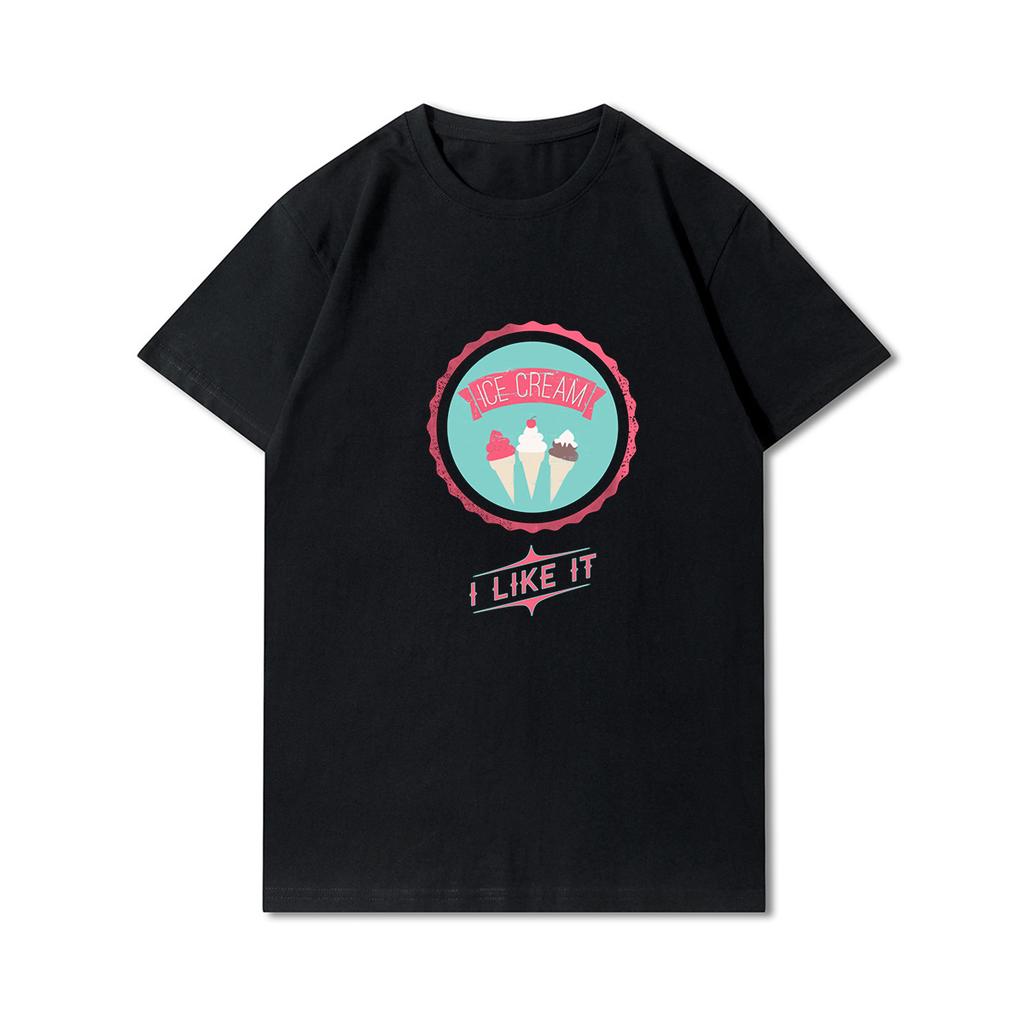 Anime 100 Muster Sommer-T-Shirts für Frauen Panda Tier bedruckt lässige Kurzarm-Oberteile 100 % Baumwolle Übergröße O-Ausschnitt T-Shirts