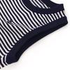 ELLE KIDS French Classic Striped Embroidered Knit Vest for Girls