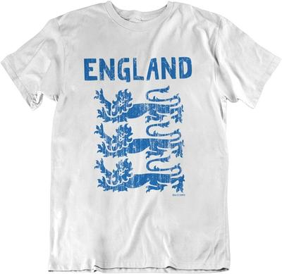 Adult or Kids ENGLAND Lion Icon Football  T-Shirt 2024 World Euro Cup