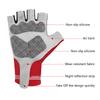 Half Finger Cycling Gloves Mounting Bike No-Slip Shock Absorbent Palms Grip Wicking Lightweight Nylon Compression Gloves