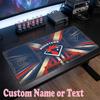 Sydney Roosters Customized Name Text Mouse Pad, Large Desk Mouse Mat Personalized Home Office Present