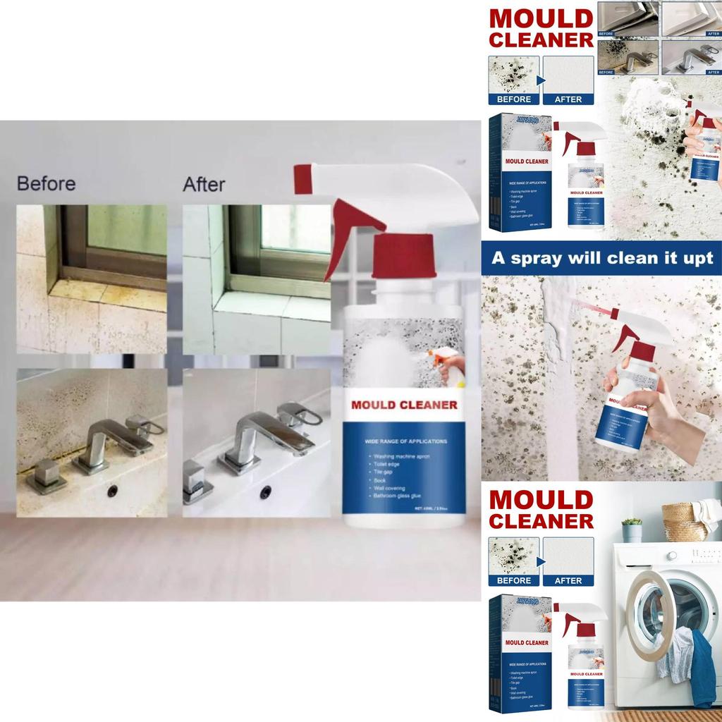 Spray Puternic pentru Îndepărtarea Mucegaiului Pentru Plafoane și Faianță de Baie Soluție de Curățare cu Efect Multiplu 60ml