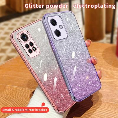 Note11 11pro Luxus Glitzer Beschichtung Hülle Auf Für Xiaomi Redmi Note 11 12 Pro 4g Plus 5g 12s 11E 12pro Klare Hülle Note12 12S 11 S