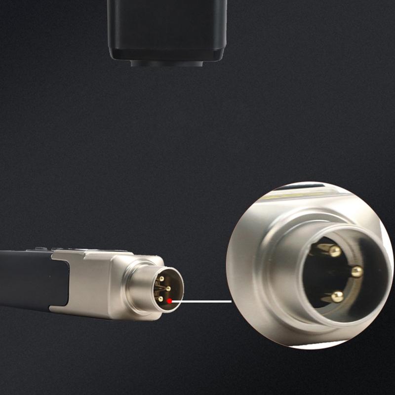 Microphone Wireless System R Transmitter &Receiver for Dynamic Mic  Mixer Mic Adapter LCD Display Screen