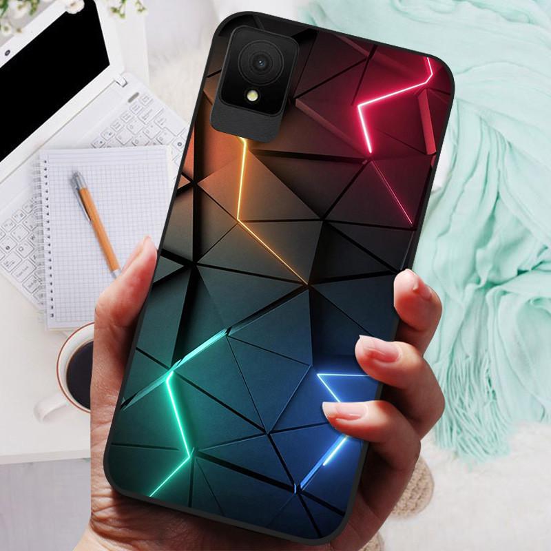 for TCL 502 Case Soft TPU Silicone Phone Covers for TCL 501 503 Case Bumper TCL502 Shockproof Coque Cover Luxury Cute Cartoon