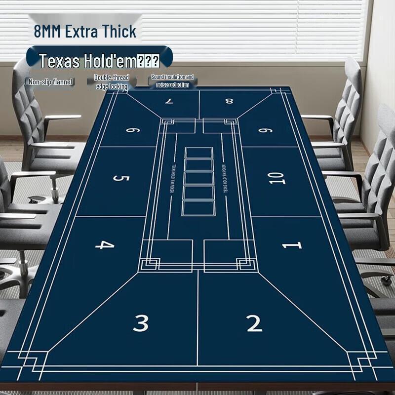Rectangular Poker Gaming Mat