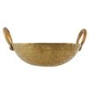 Brass Kadhai (3 L, Golden, 12 X 24 X 8 Centimeters)