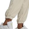 Adidas Originals Trefoil Sweatpants Solid Logo Cuffed Joggers Women Bottoms Yellow White HU1623