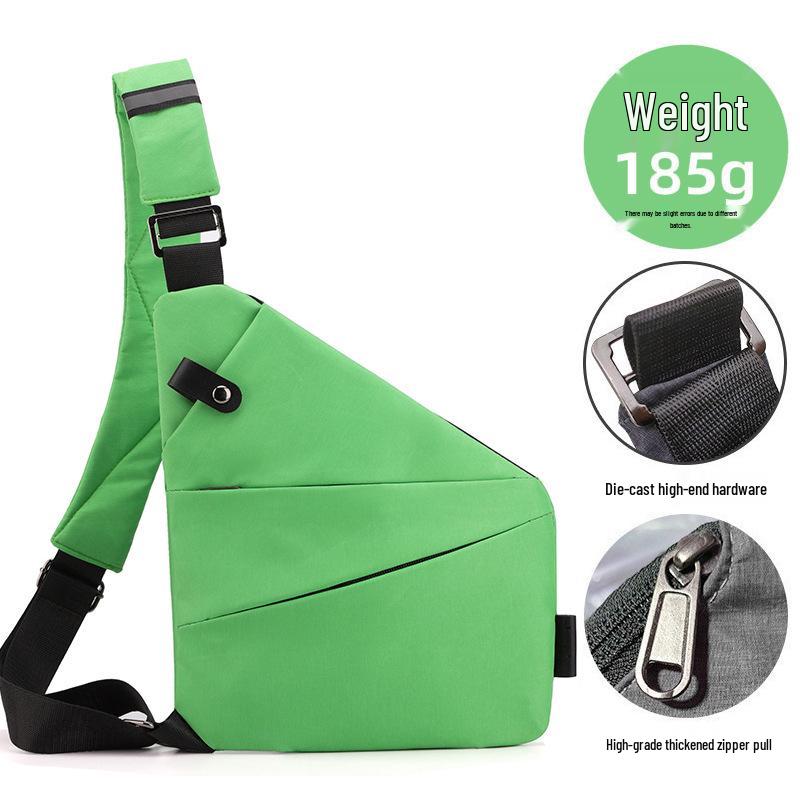Borsa a tracolla pettorale antifurto per uomo e donna - Zaino da viaggio elegante e sicuro
